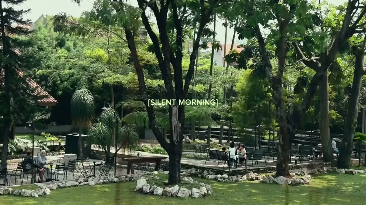 A green garden in the middle of Bandung.